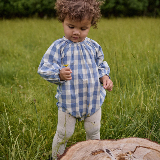 Meadow Bodysuit Gingham - Bluebelle Check