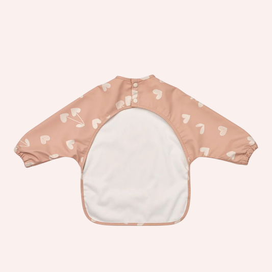 Merle Printed Cape Bib - Sweethearts/Pale Tuscany