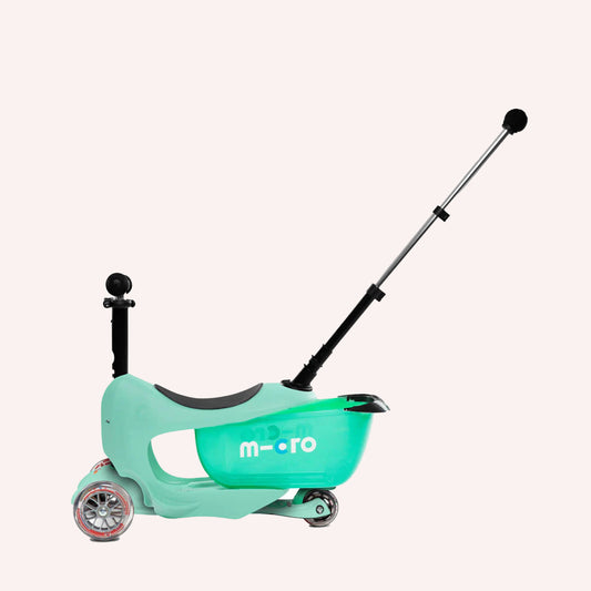 Mini2go Deluxe Plus Ride On Scooter - Mint
