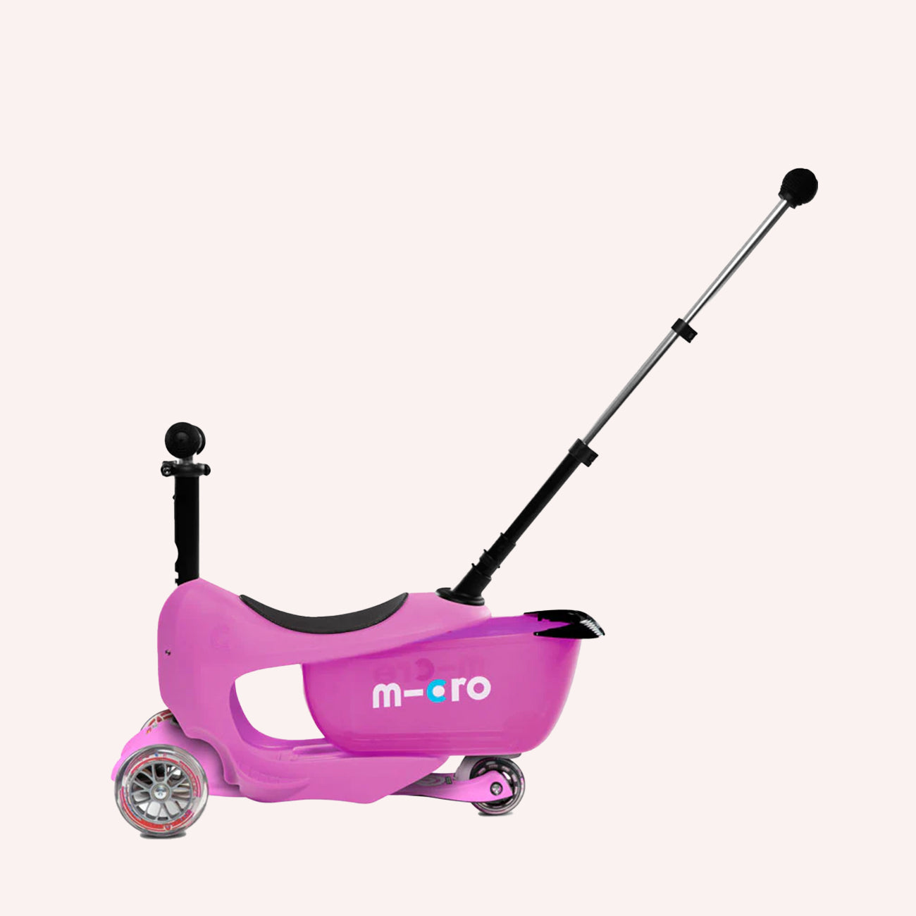 Mini2go Deluxe Plus Ride On Scooter - Pink