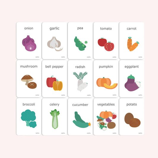 Flash Cards - Vegetables