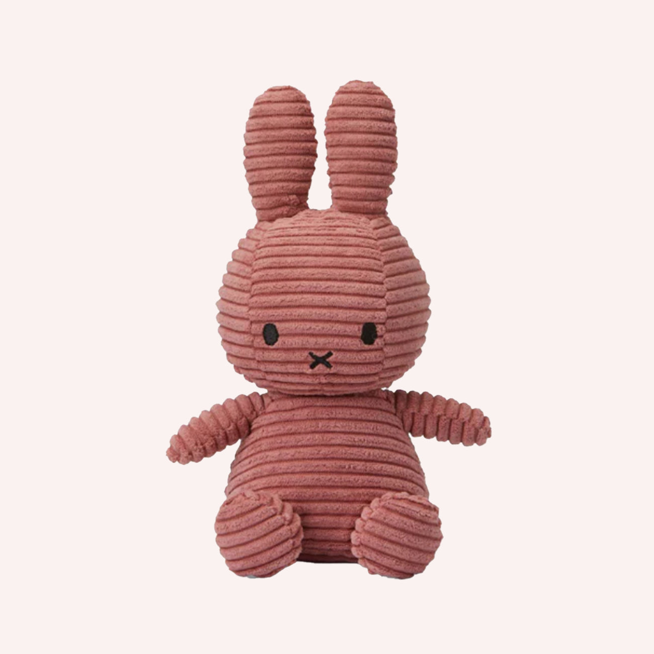 Miffy Corduroy Plush - Dusty Rose (23 cm)