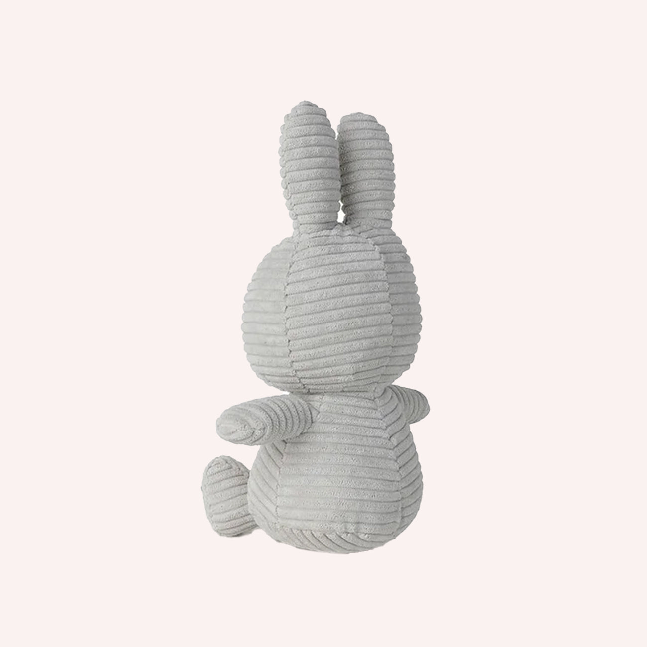 Miffy Corduroy Plush - Soft Grey (23 cm)