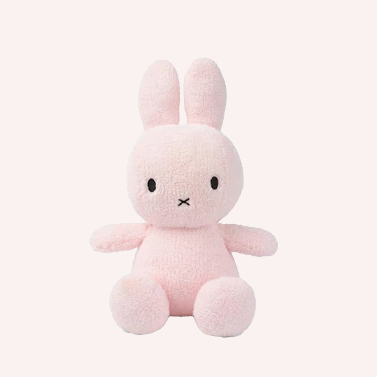 Miffy Sitting Terry Plush - Light Pink (33cm)