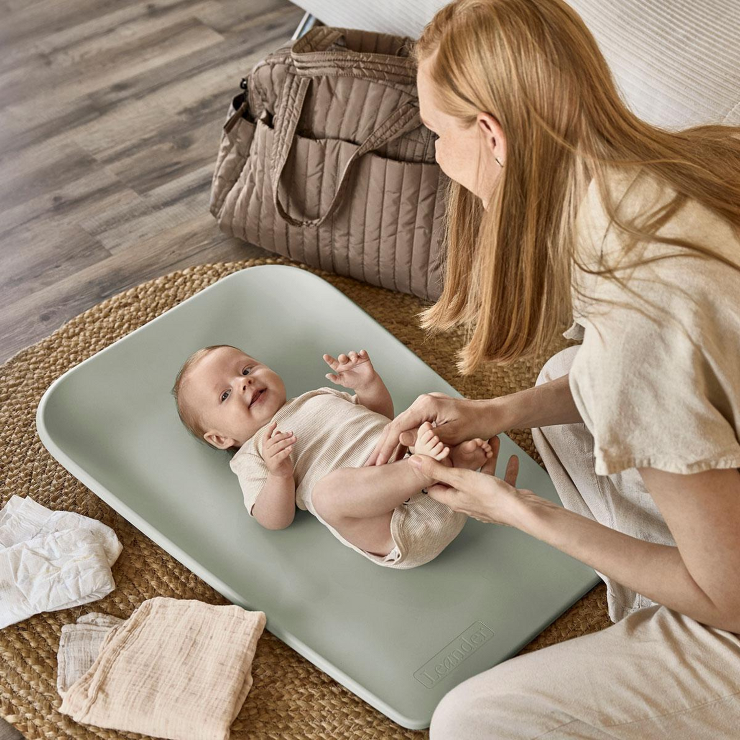 Mini Matty Change Mat - Sage