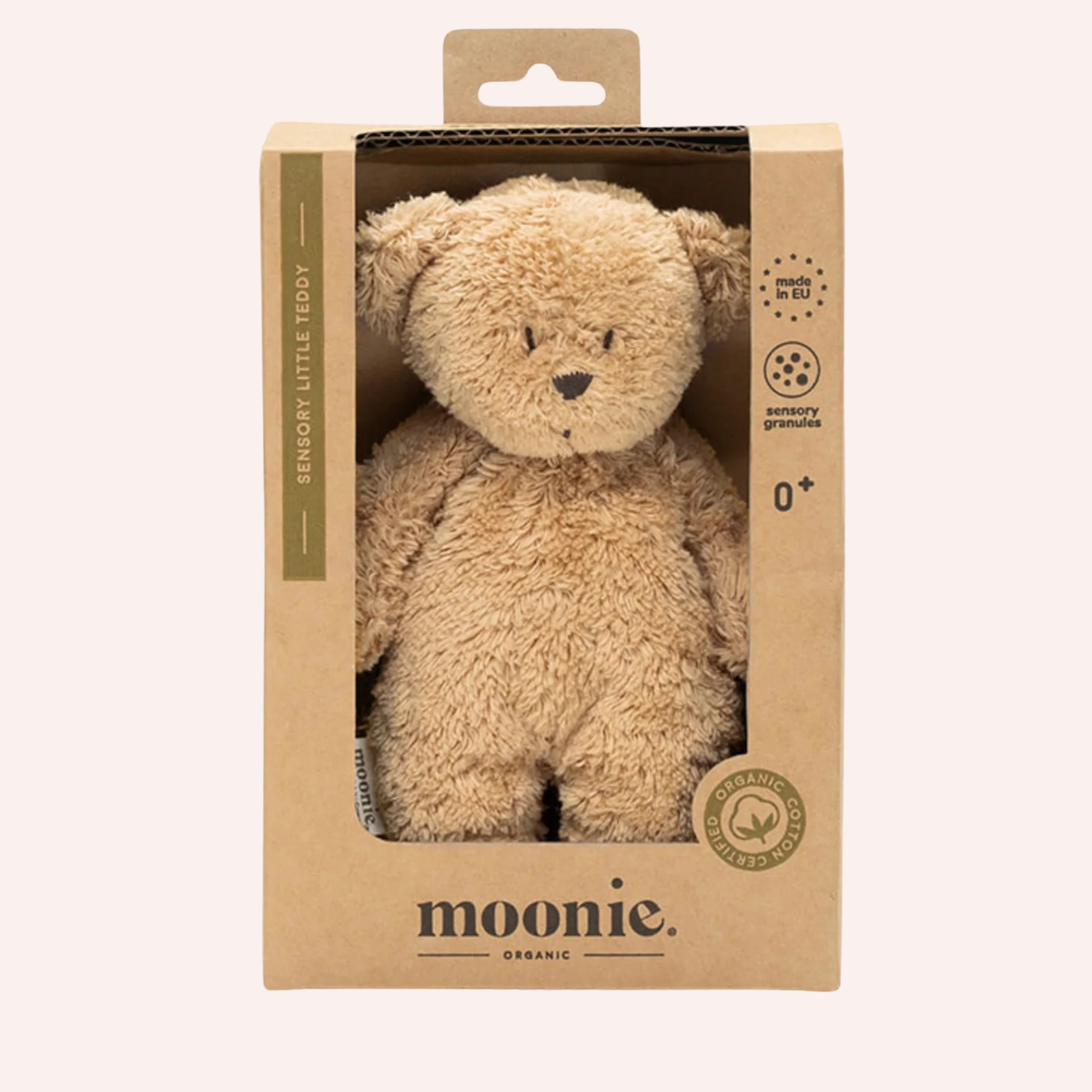 Moonie Sensory Little Teddy - Cappuccino