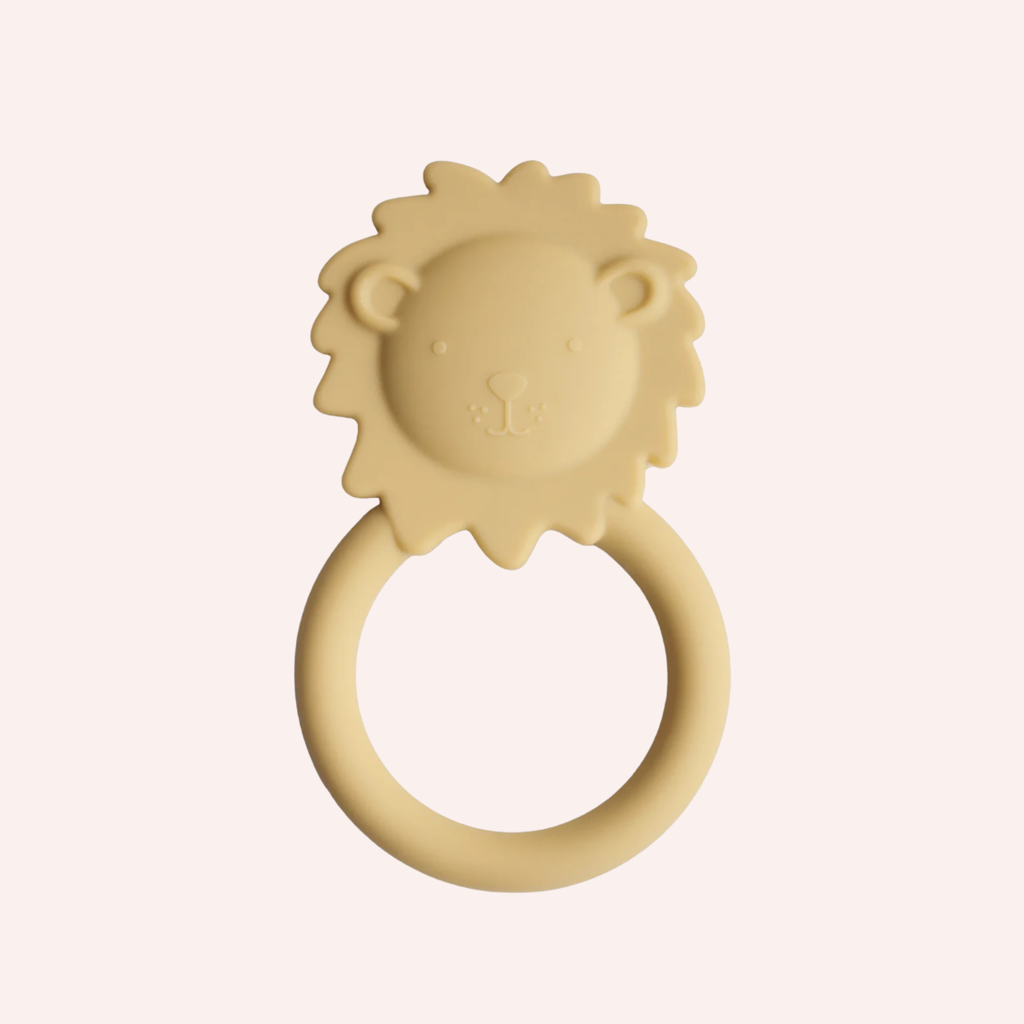 Mushie Animal Teether - Lion by Mushie | the memo – The Memo