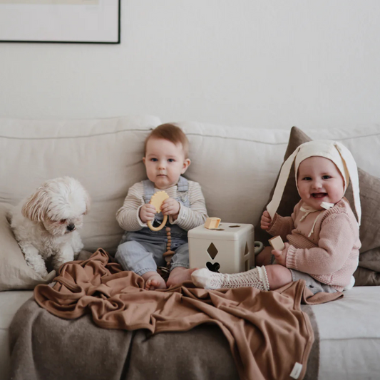 Mushie Animal Teether - Lion