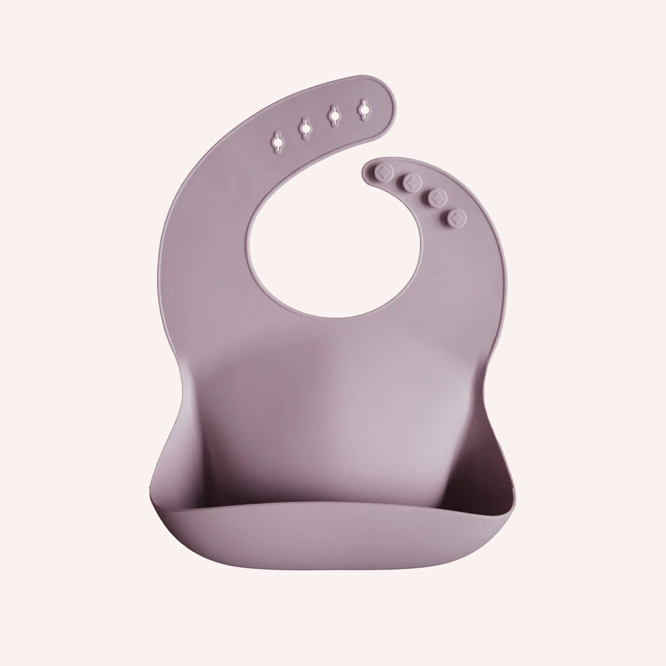 Mushie Silicone Bib - Pale Mauve