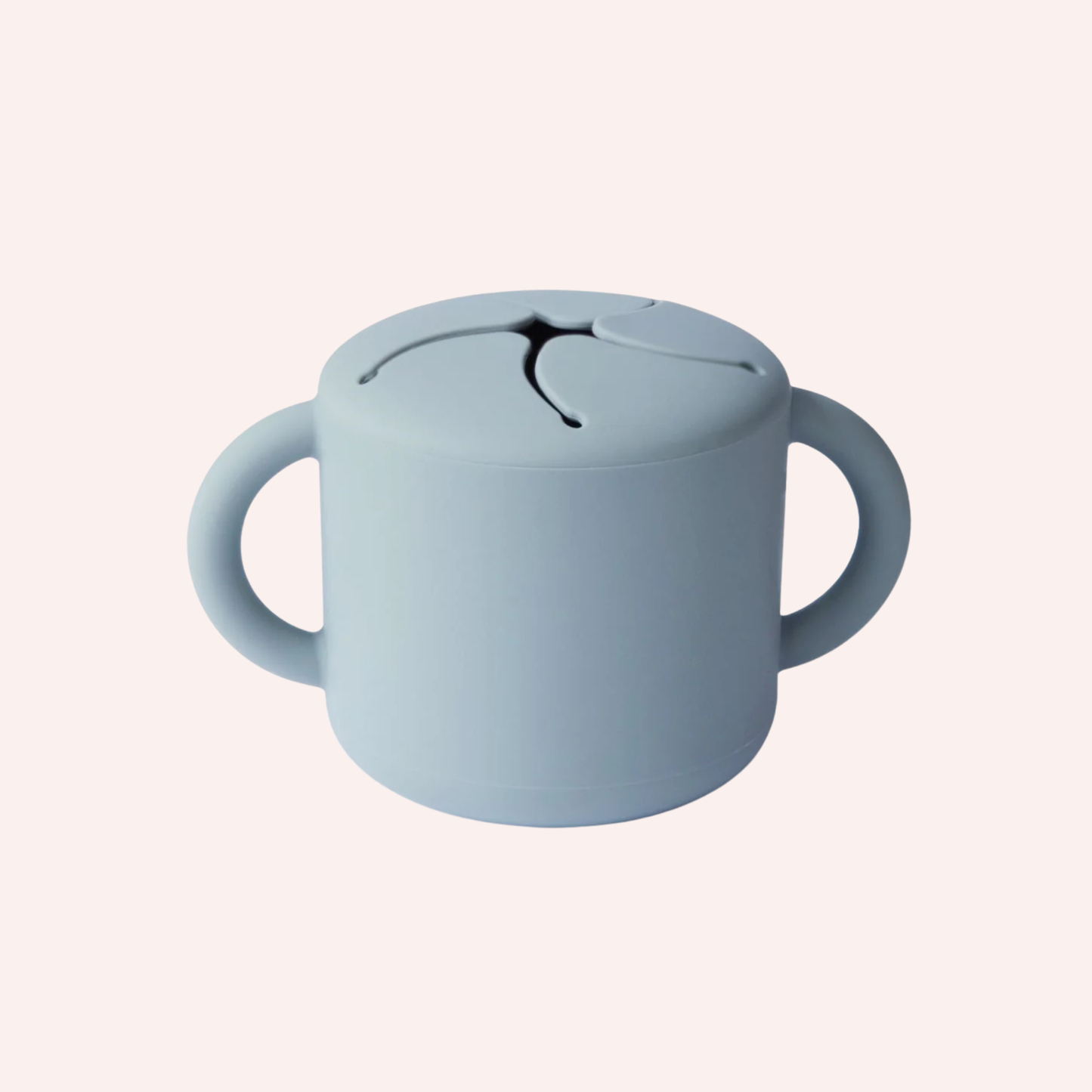 Mushie Silicone Snack Cup - Powder Blue