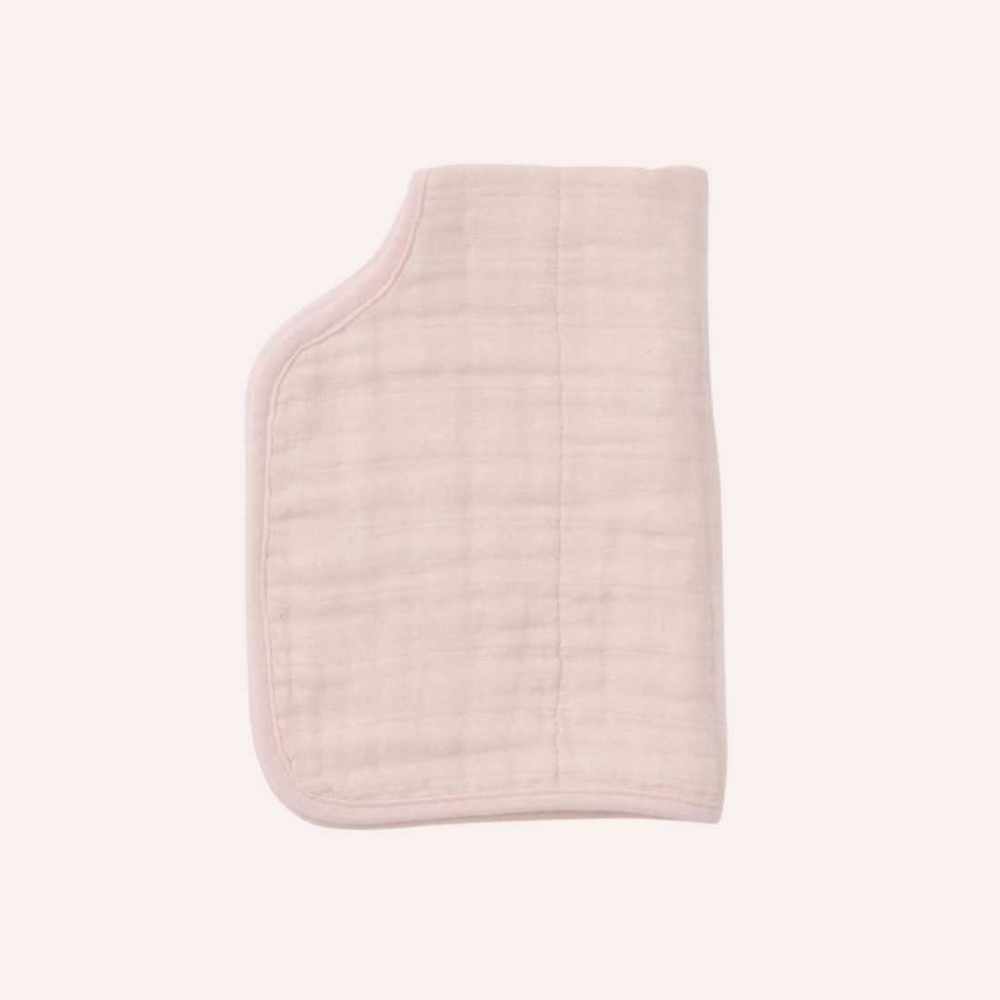 Muslin Burp Cloth - Light Pink