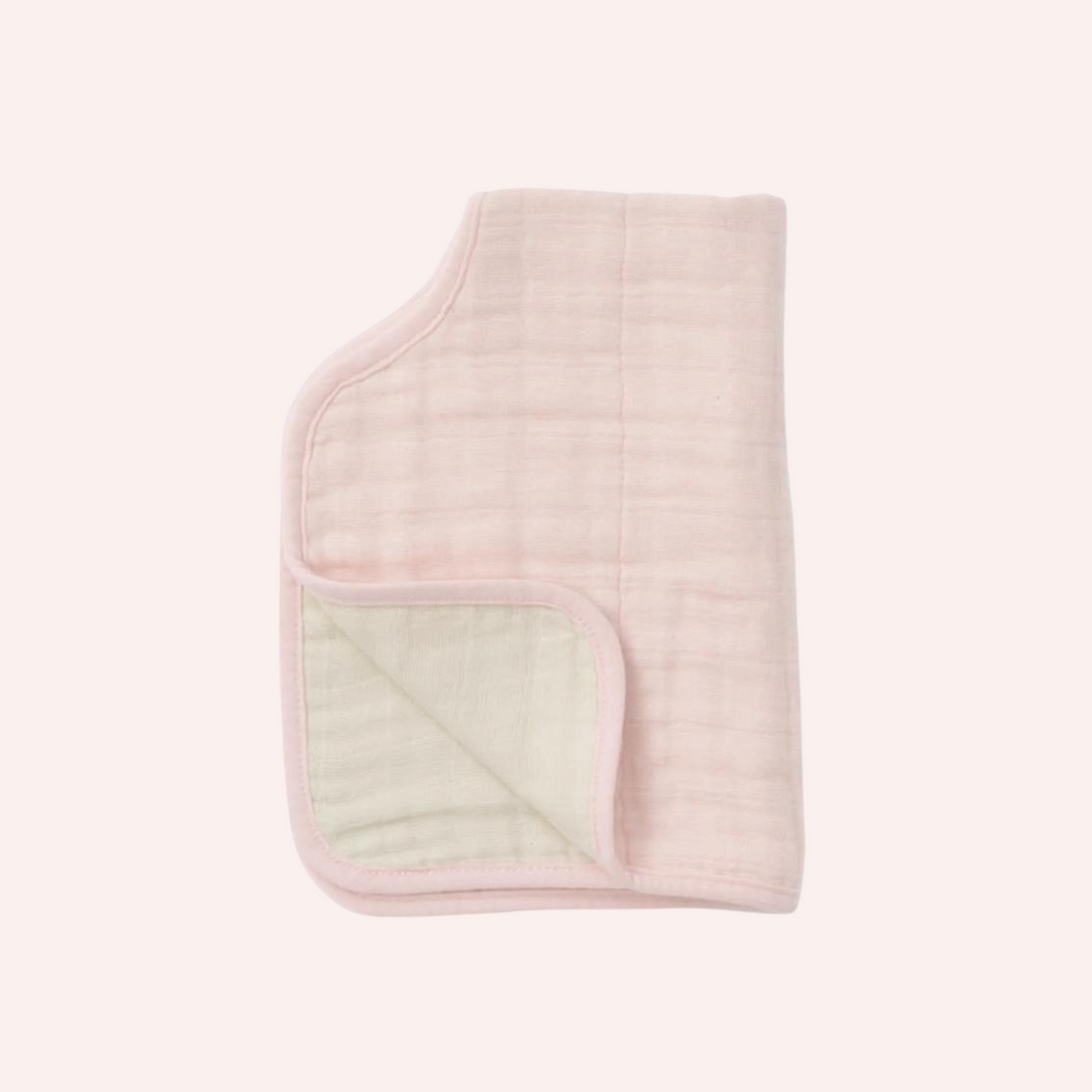 Muslin Burp Cloth - Light Pink