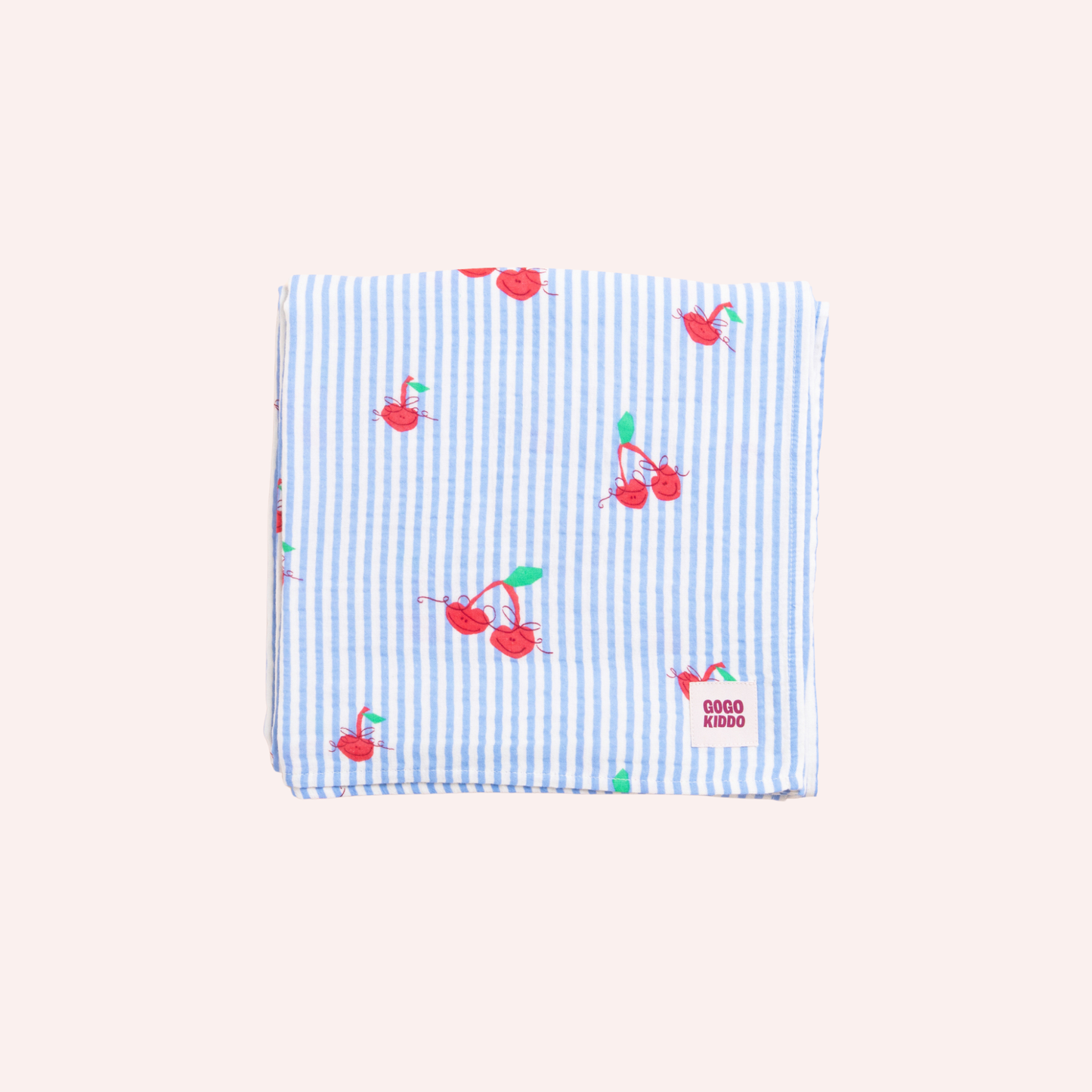 Light and Breathable Muslin Swaddle Duo - Cherry Chic