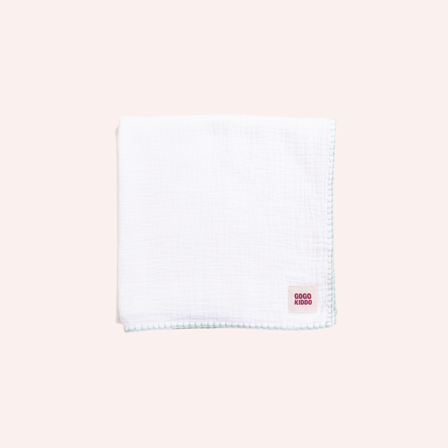 Light and Breathable Muslin Swaddle Duo - Ivory/Sage