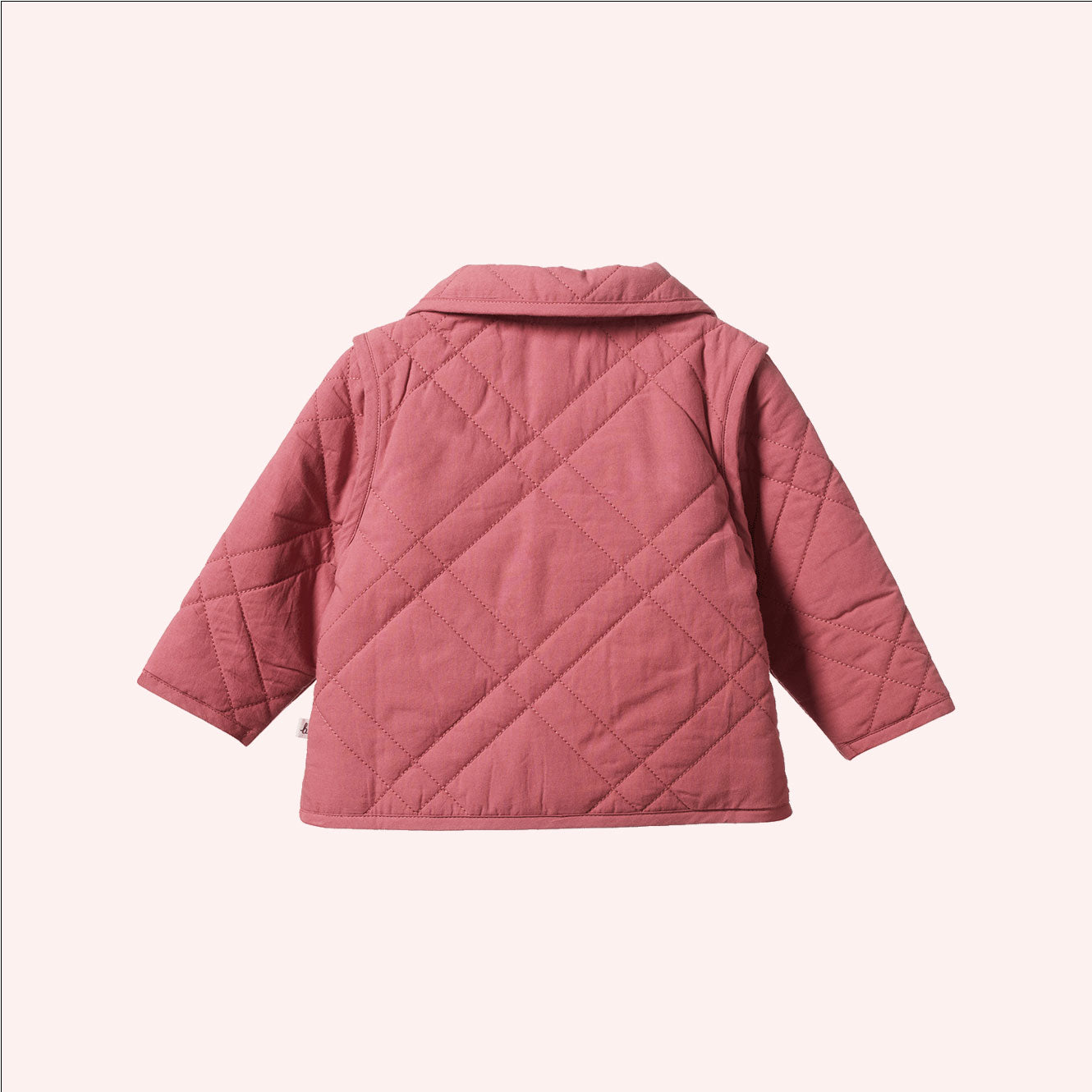 Marlo Quilted Coat - Carnation