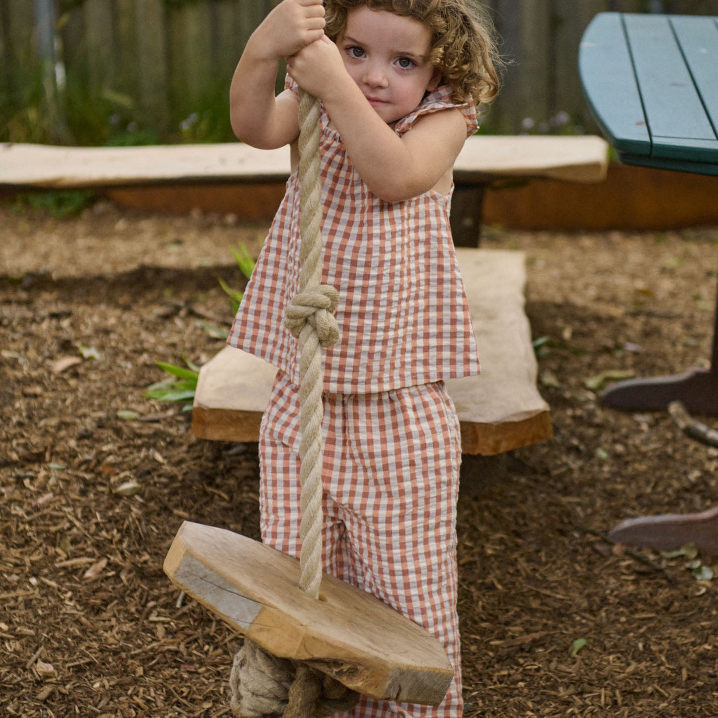 Petal Set - Dandelion Gingham