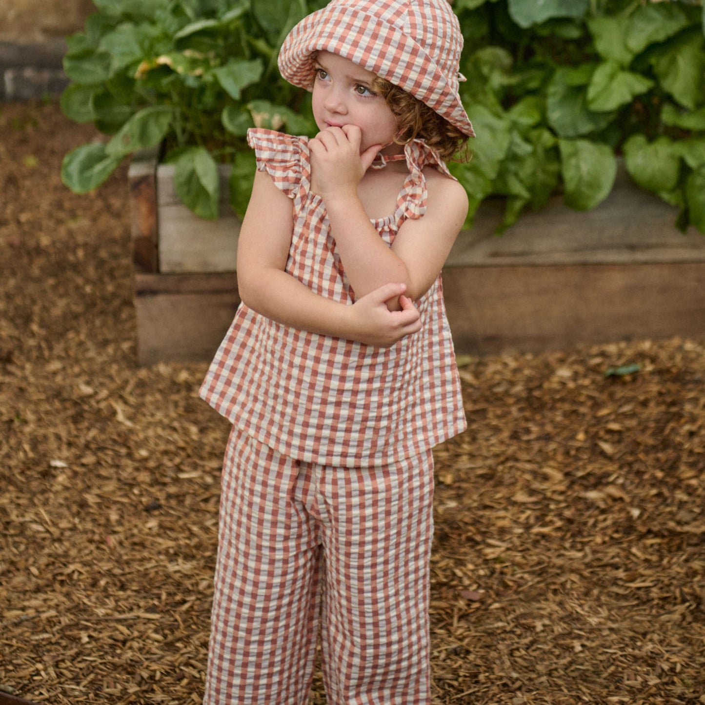 Petal Set - Dandelion Gingham