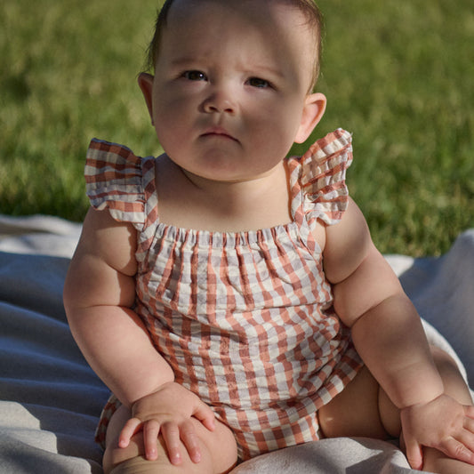 Petal Set - Dandelion Gingham