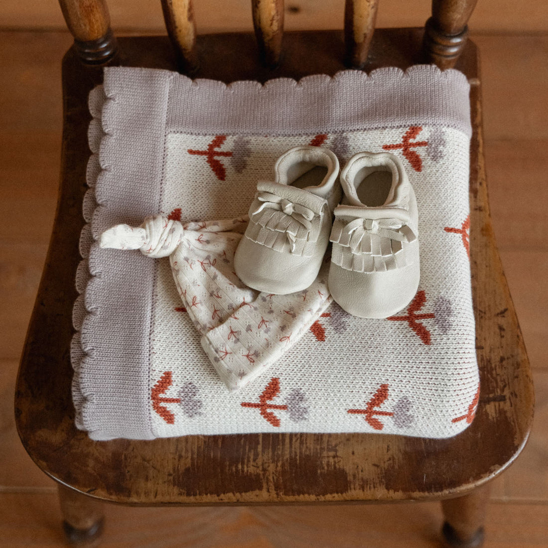 Fern Blanket - Fleurette Knit - One Size