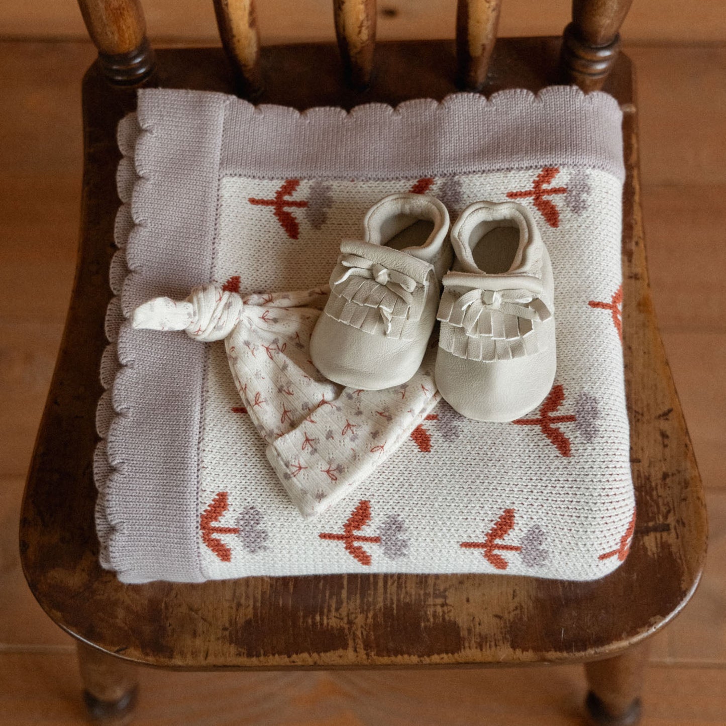 Fern Blanket - Fleurette Knit - One Size