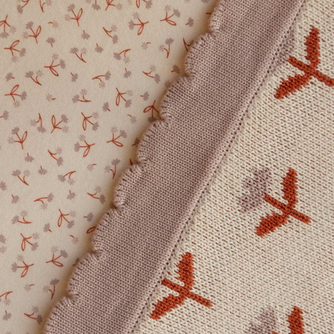 Fern Blanket - Fleurette Knit - One Size