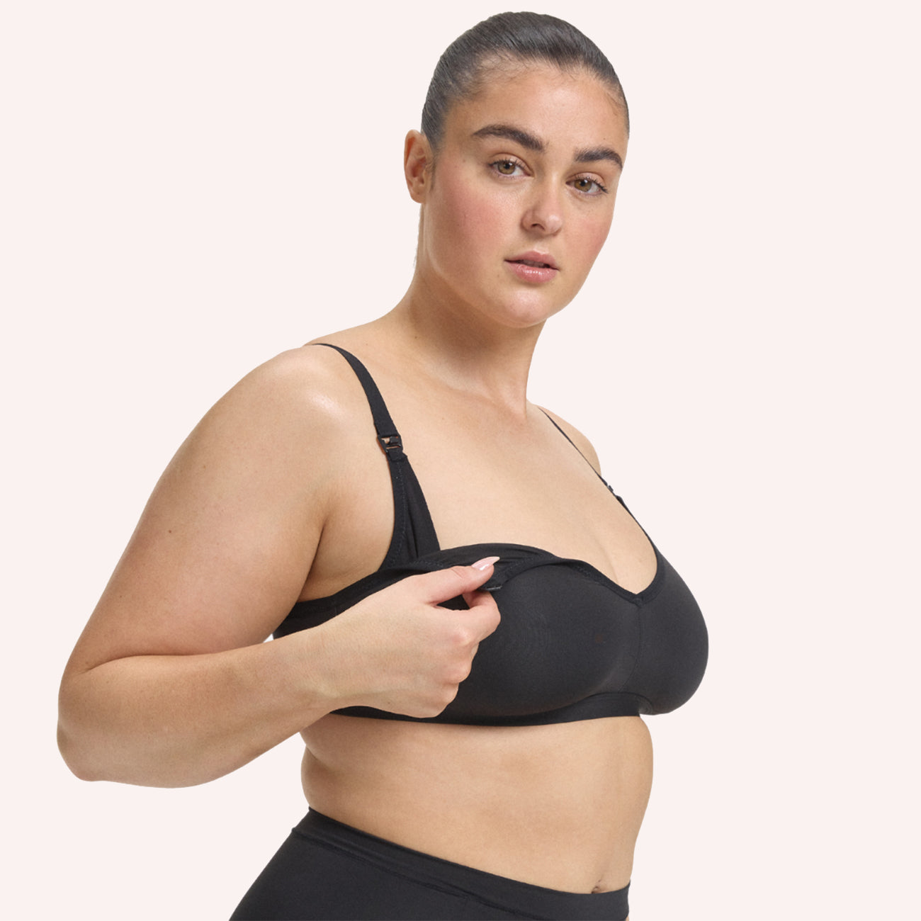 Maternity Comfort Bralette - Licorice