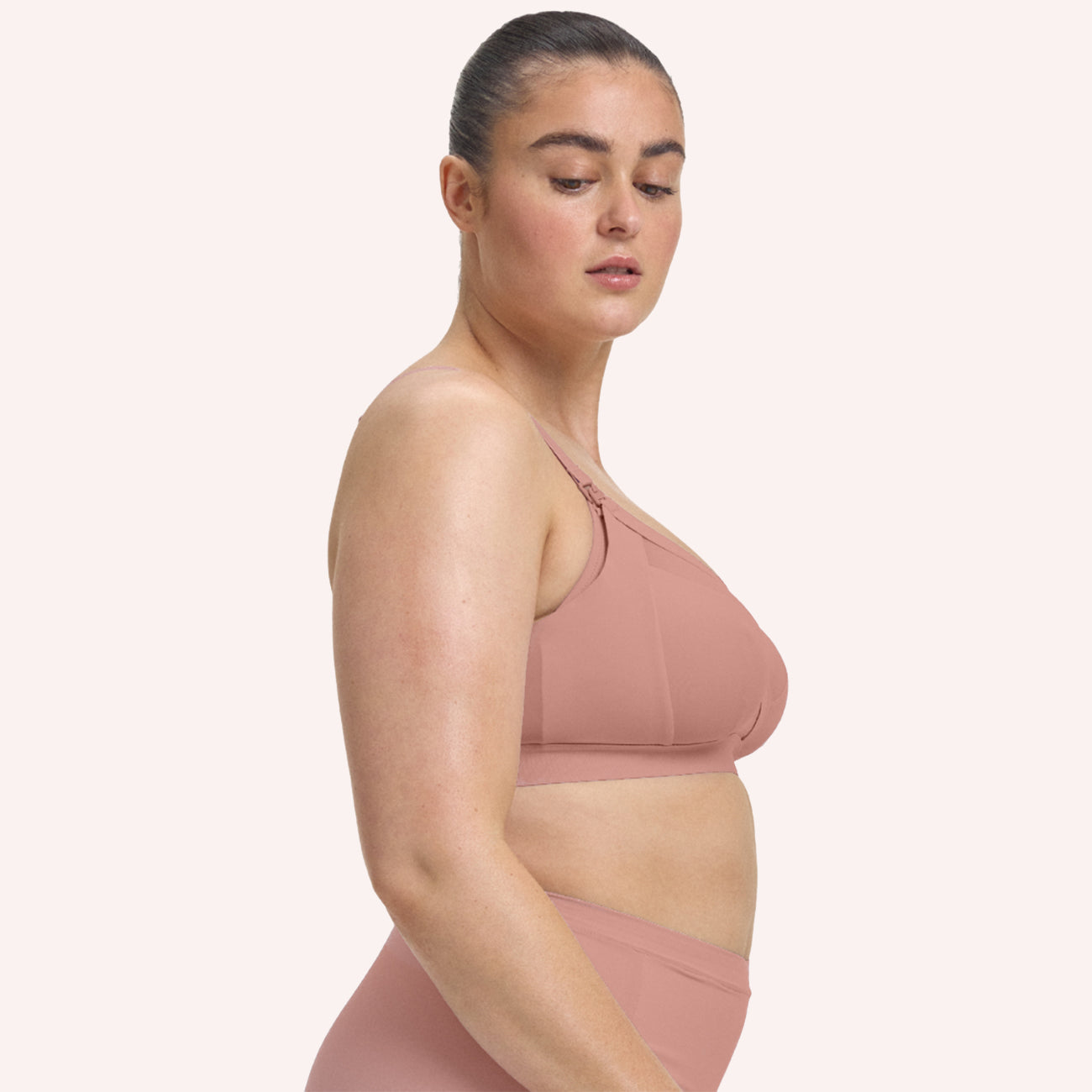 Maternity Support Wirefree Bralette - Desert Dust