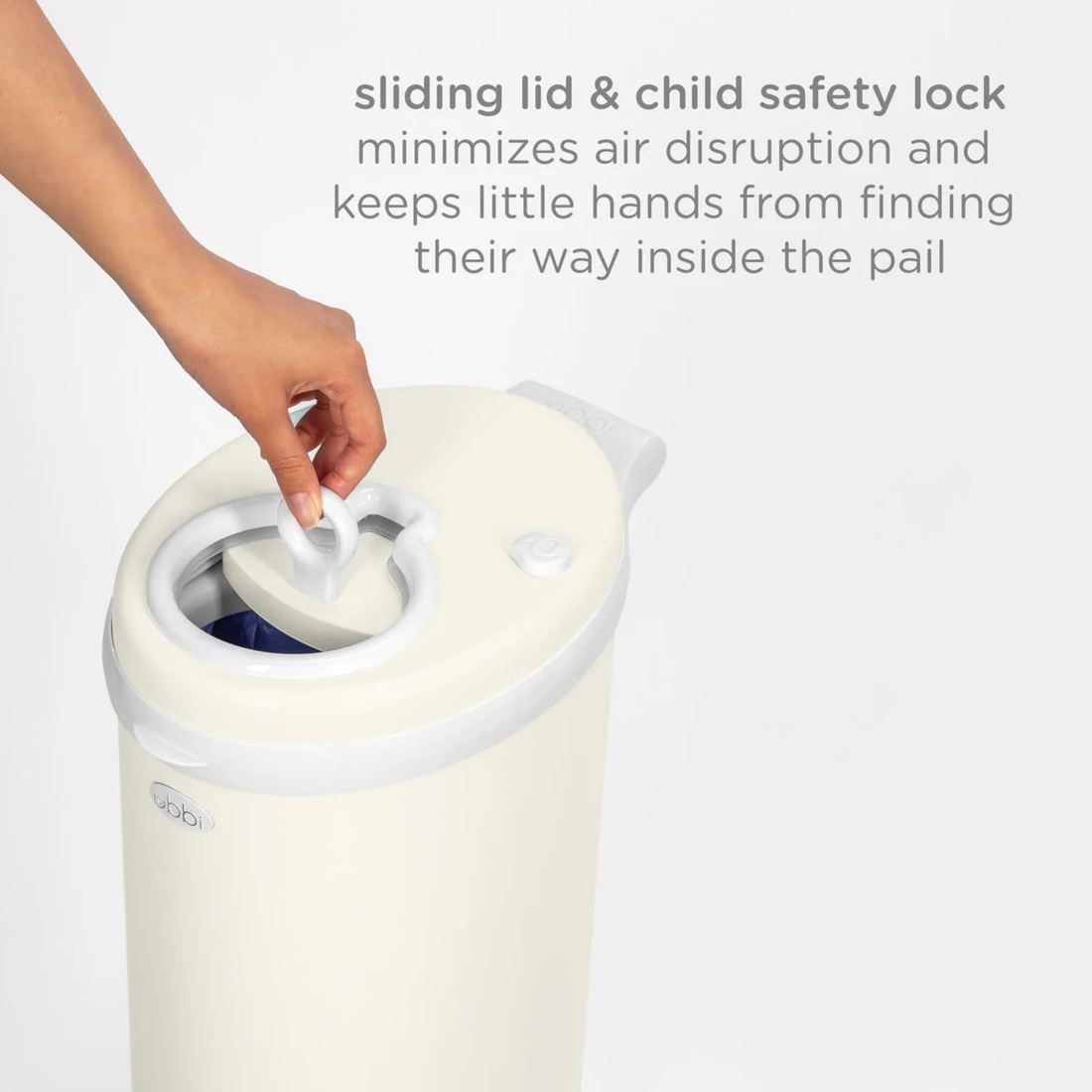 Nappy Pail - Matte Ivory