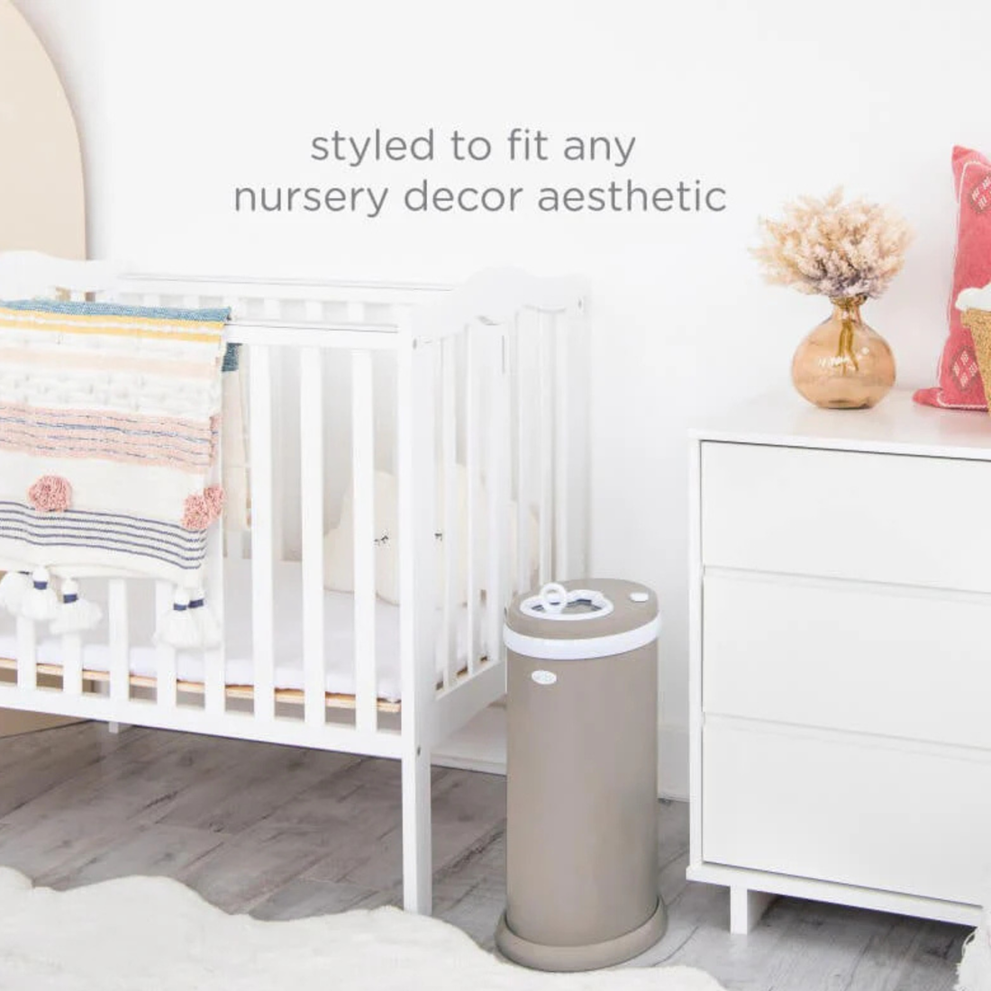 Nappy Pail - Matte Taupe