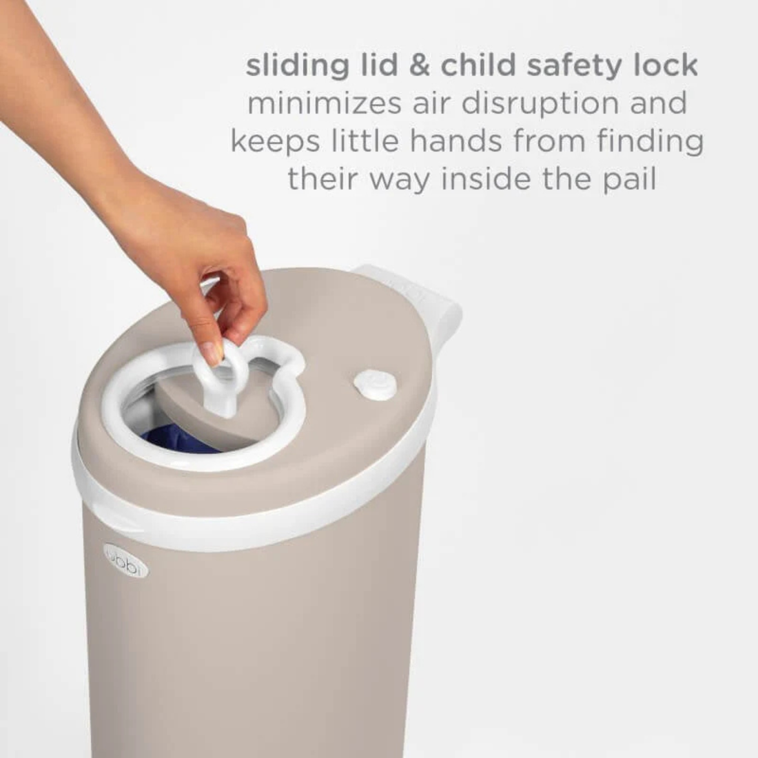 Nappy Pail - Matte Taupe