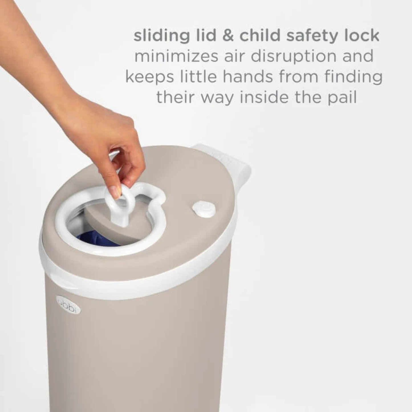 Nappy Pail - Matte Taupe