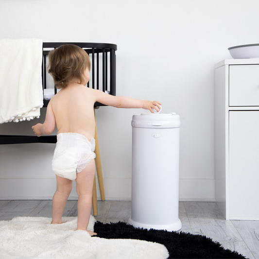 Nappy Pail - Matte White