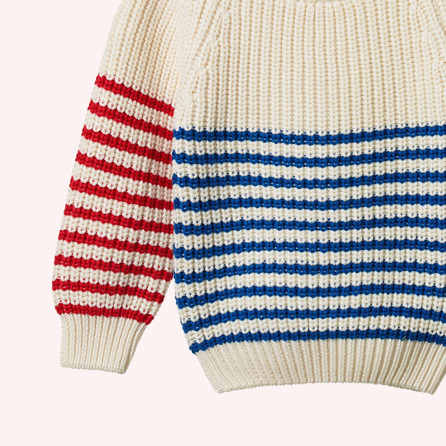 Billy Jumper - Mariner/Red Sailor Stripe