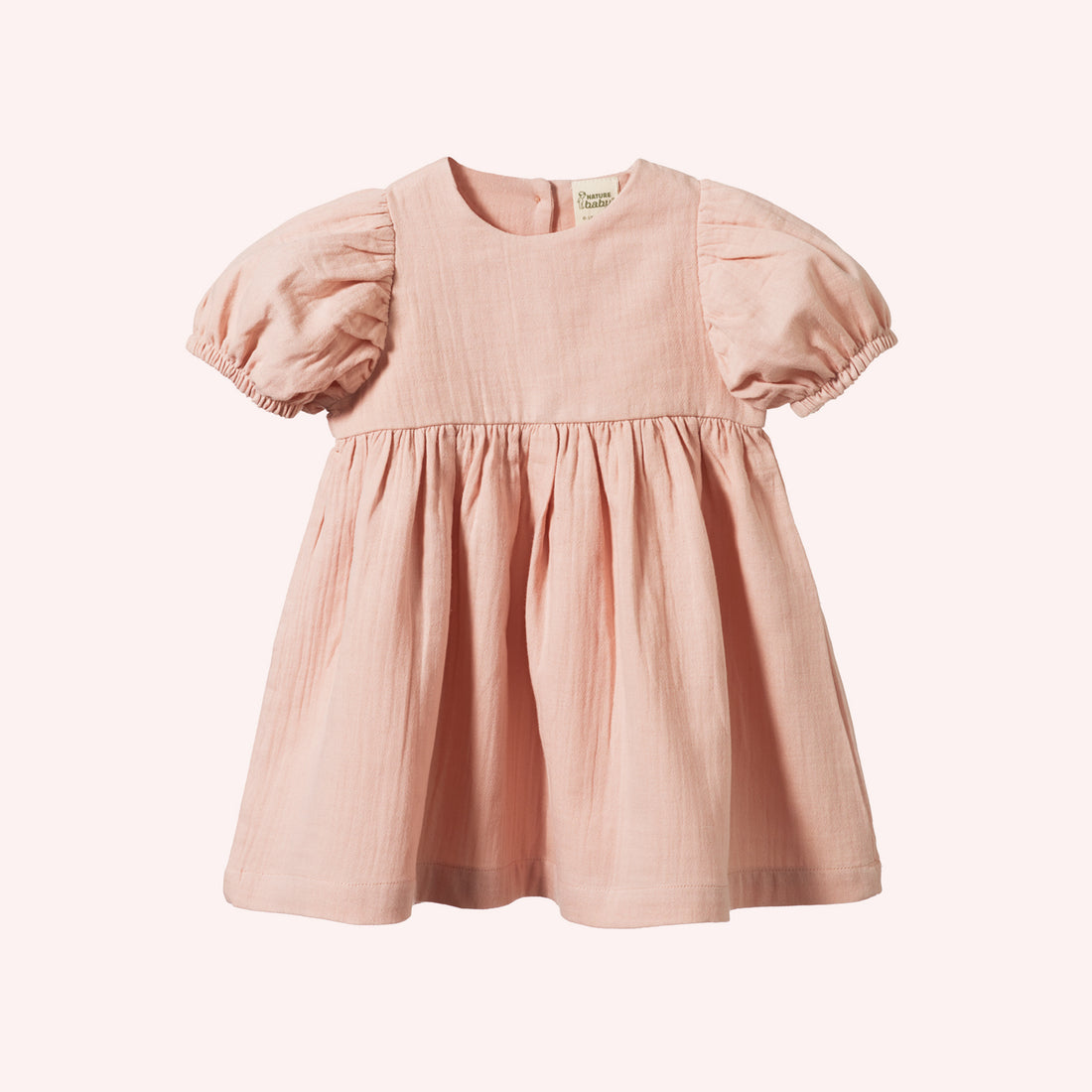 Albertine Dress - Rose Dust Crinkle