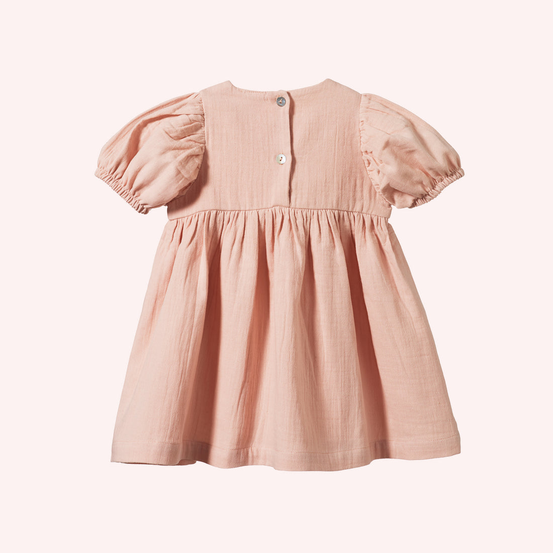 Albertine Dress - Rose Dust Crinkle