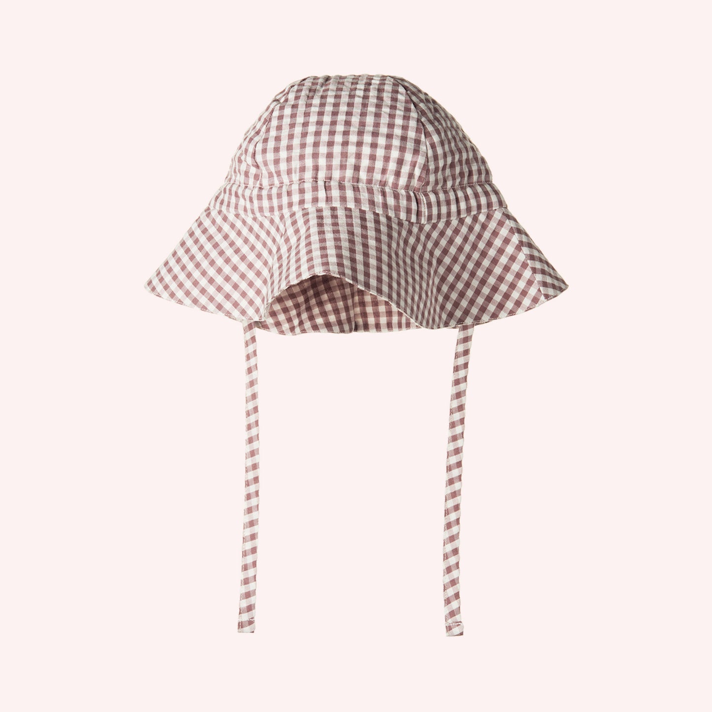 Gingham Sunhat - Twilight Check