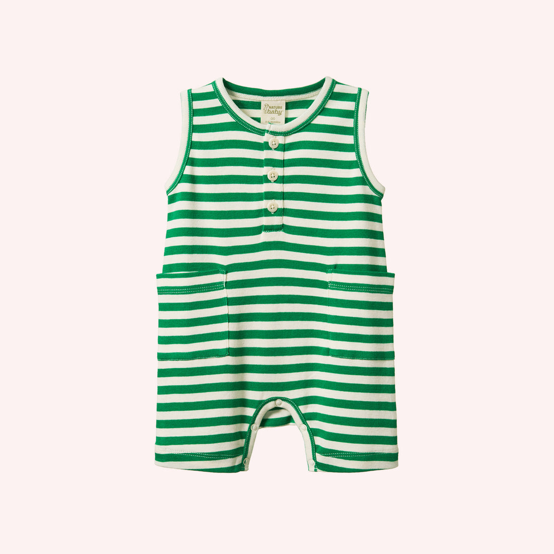 Kelly Green Sea Stripe