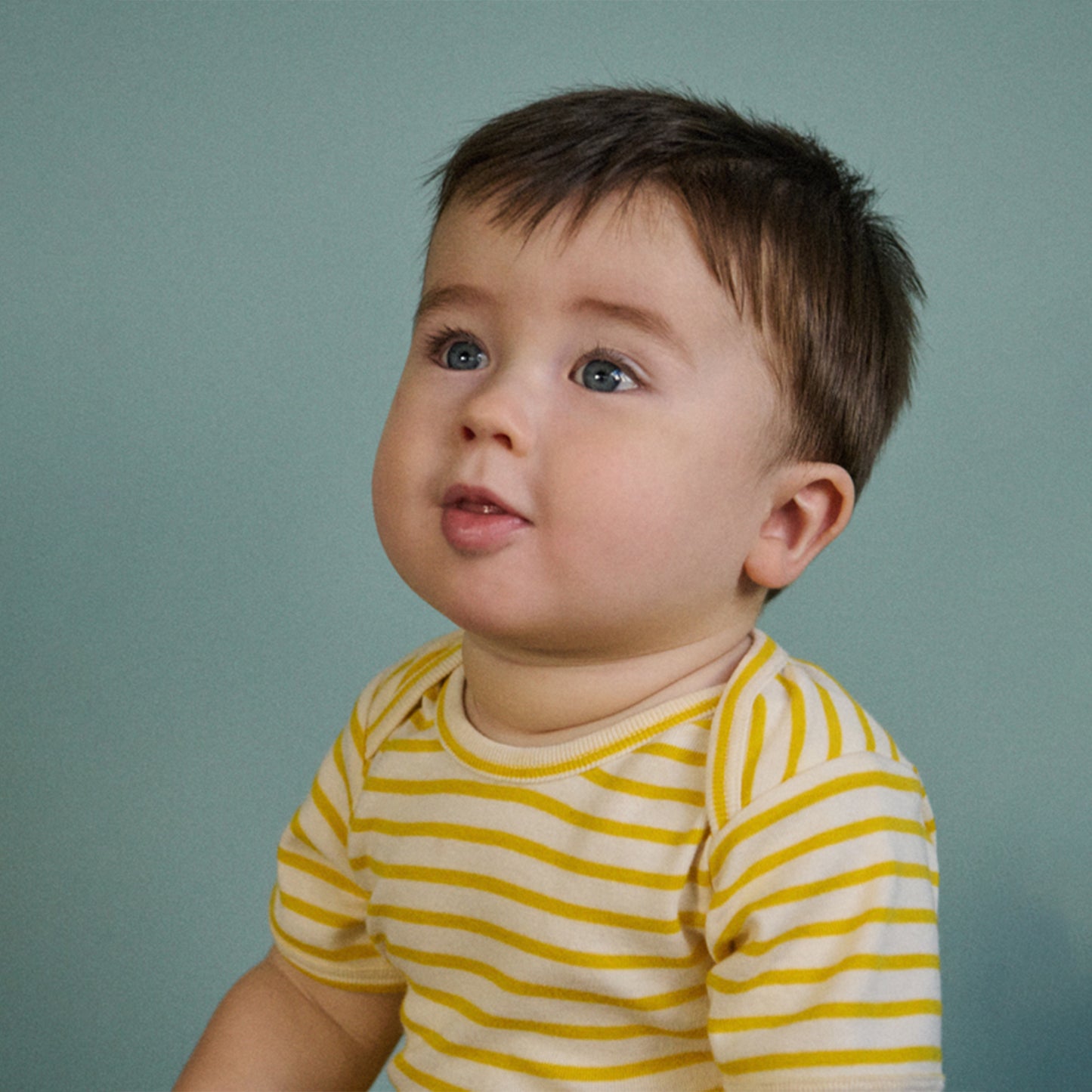 Short Sleeve Bodysuit - Sunburst Sailor Stripe