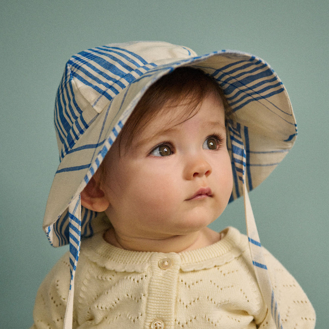 Linen Sunhat - Clyde Check