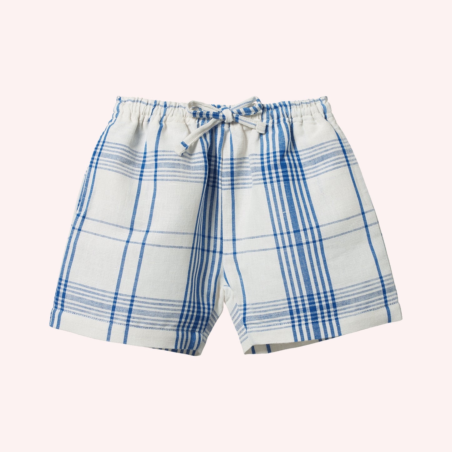 Linen Rafferty Shorts - Clyde Check