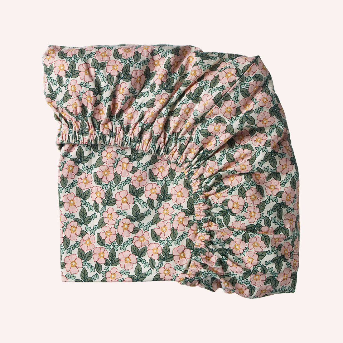 Fitted Sheet - Bassinet - Garland Print