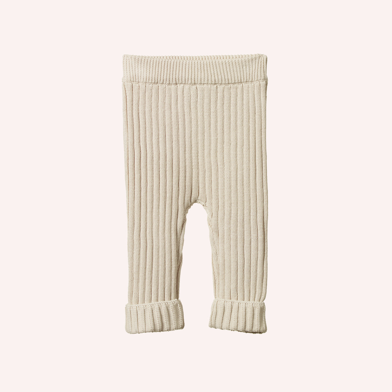 Lou Pants Cotton Knit - Almond