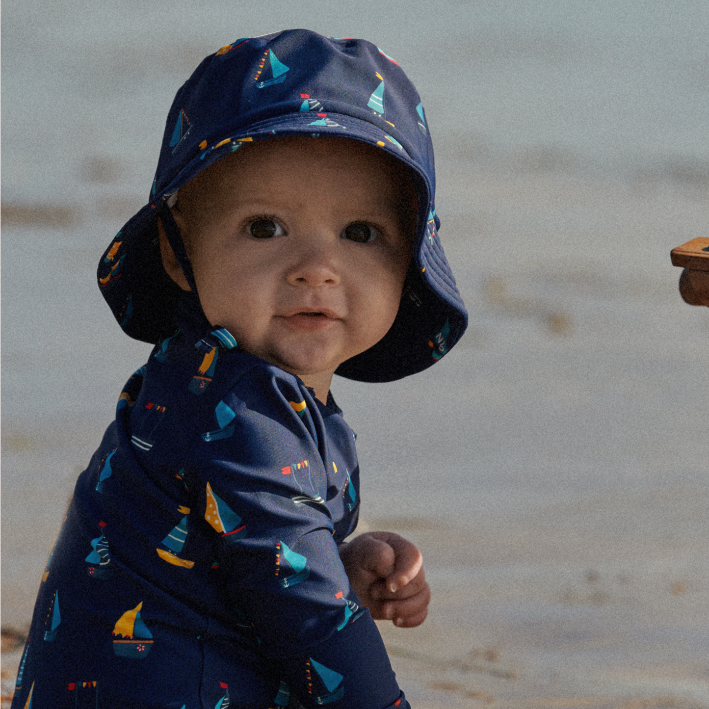 Splash Sunhat - Regatta Navy Print