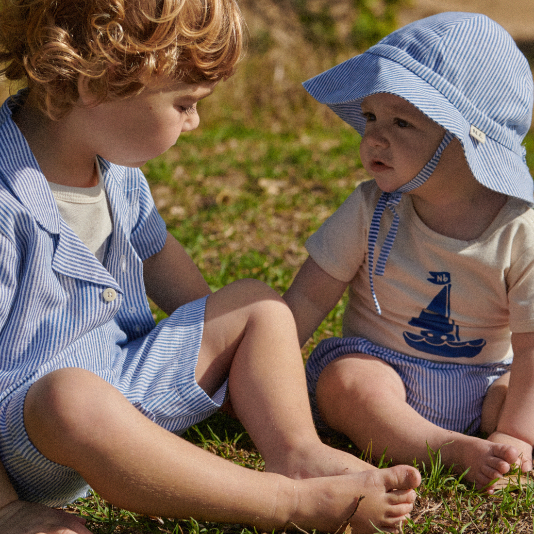 Guthrie Shirt Linen - Blue Stripe