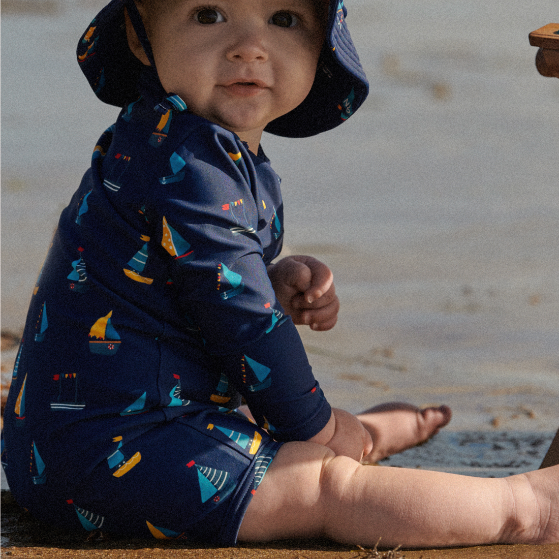 Splash Top - Regatta Navy Print