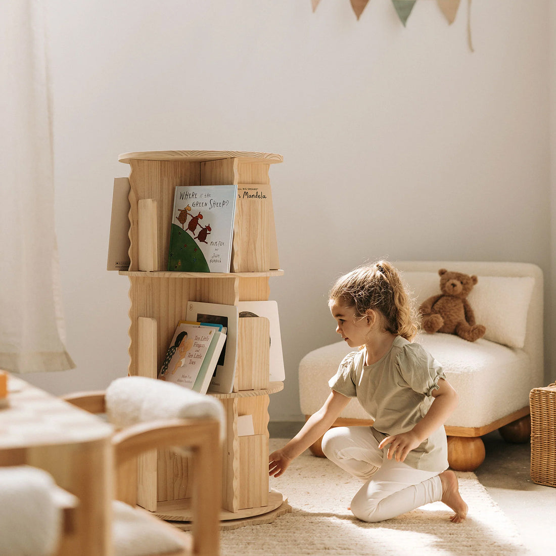 Malo Rotating Bookshelf