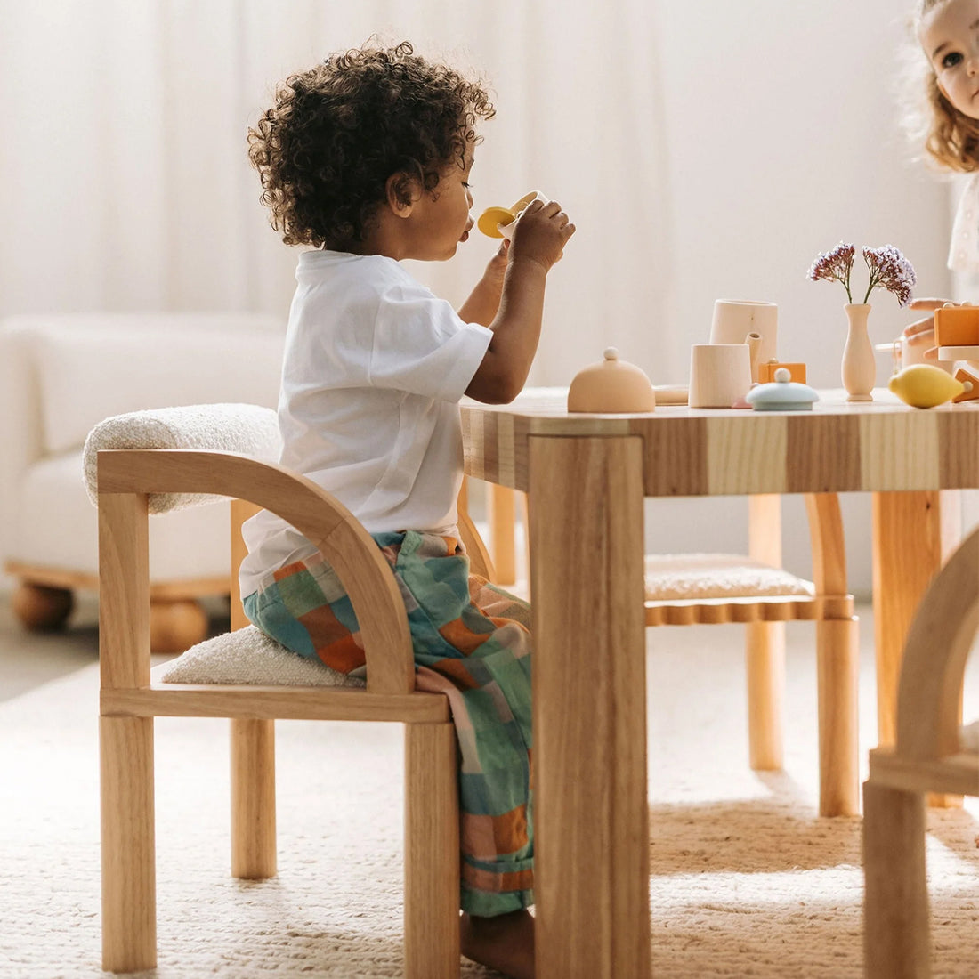 Quinn Checkerboard Table With Two Percy Chairs Package