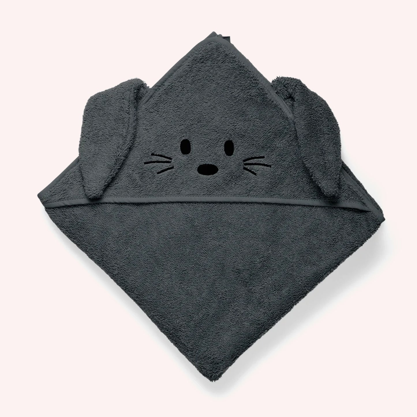 Aki hooded baby towel - Rabbit