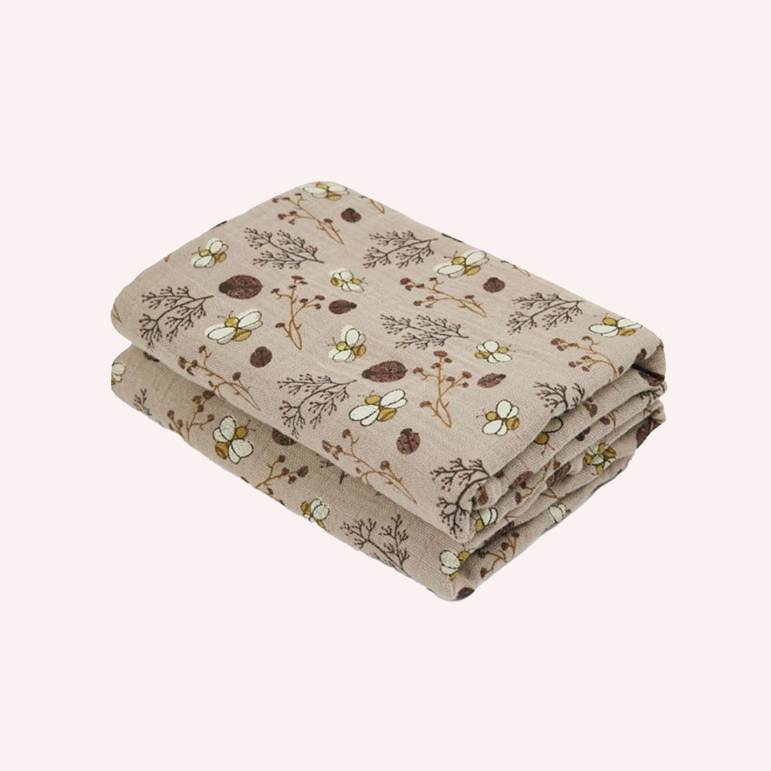 Muslin Cloth - Flower Bee - 2pk