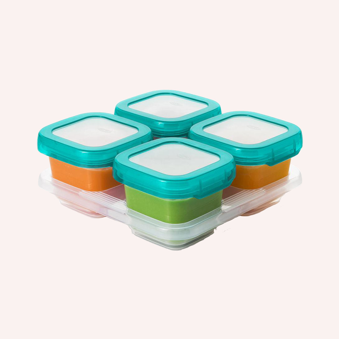 OXO Tot - Baby Blocks Freezer Storage Containers - 4pack - Teal